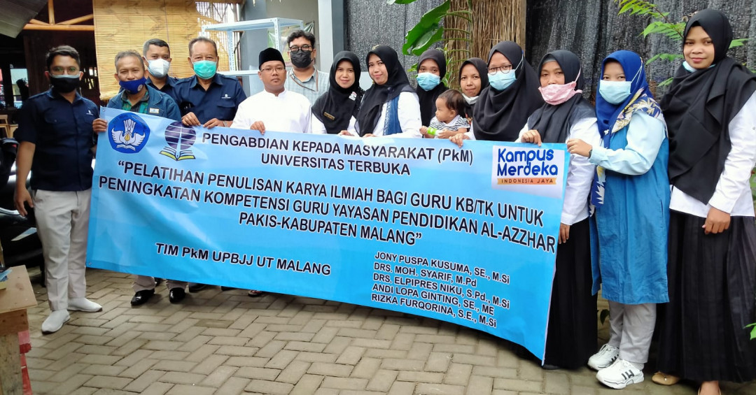 Filosofi Kincir Air dalam Pengabdian Masyarakat UT Malang: Pembekalan Guru TK/PAUD Al Azzhar Pakis Kabupaten Malang