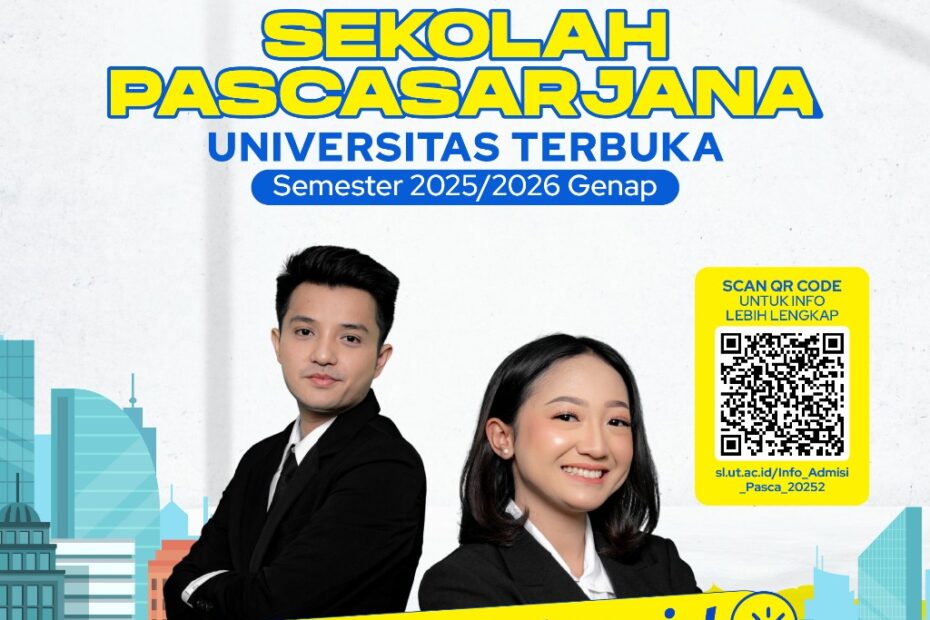 Pendaftaran Pascasarjana Universitas Terbuka Semester Genap 2025/2026 Genap