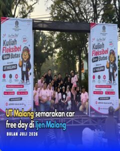Semarakan Car Free Day Di Ijen Malang