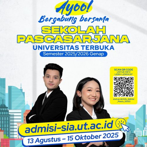 Pendaftaran Pascasarjana Universitas Terbuka Semester Genap 2025/2026 Genap